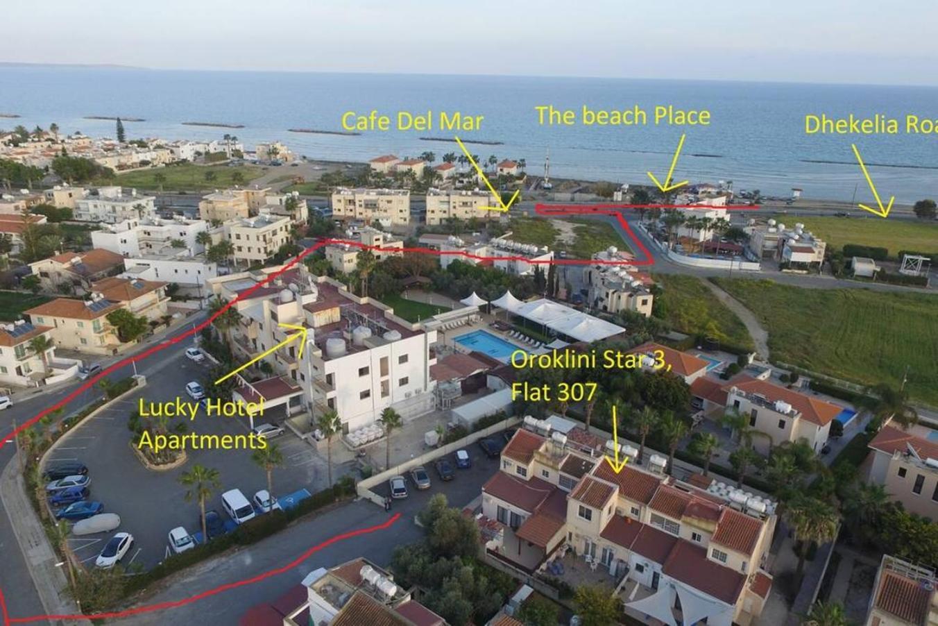 Oroklini Star 200Metres From The Sandy Beach Larnaca Exteriör bild